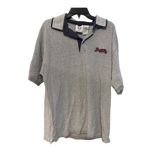 Vintage Gray Braves Polo